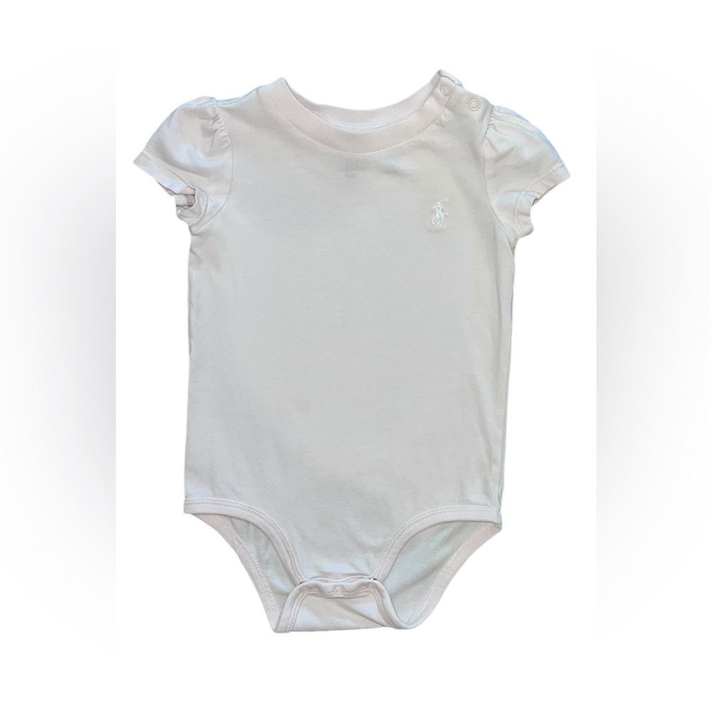 Ralph Lauren Blush Pink Baby One Piece Onesie Bodysuit